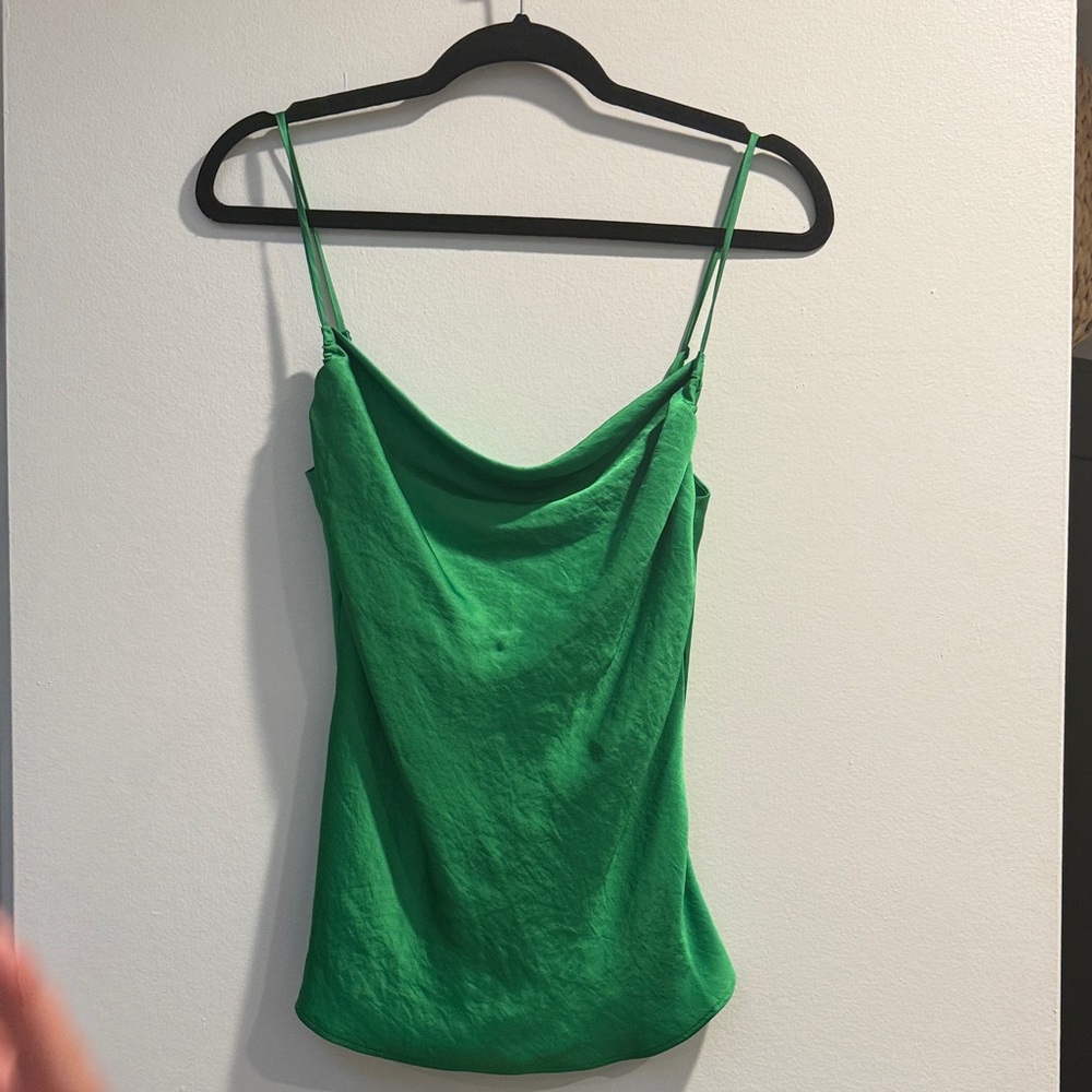 Wilfred Vibrant Green Camisole Top